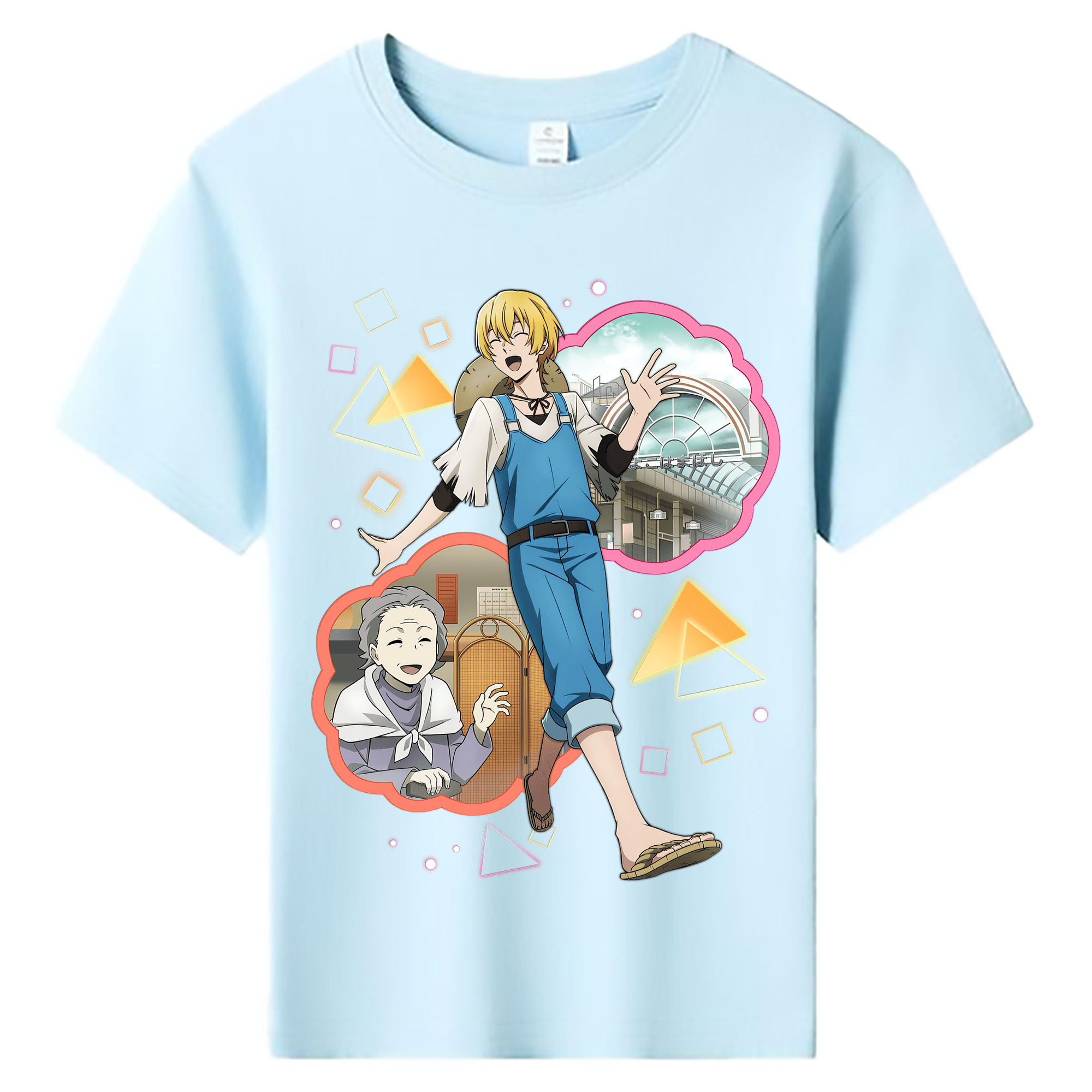 （画像用） 文豪ストレイドッグス Bungo Stray Dogs 綿100％キッズTシャツ（フロントプリント）
